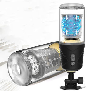 Juguetes de Masturbación Masculina, Muestras Gratis, Pistón Automático Telescópico, Vagina Real, Masturbador Masculino - Product Image 1