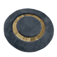Tapis en fausse fourrure peluche personnalisé tapis en fourrure de lapin de grande taille pour salon
