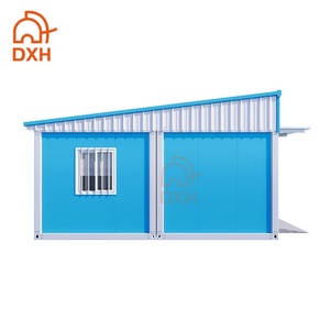 DXH Conceptions de <span class=keywords><strong>garage</strong></span> conteneur moderne personnalisé en usine Abris de voiture à panneaux sandwich portables préfabriqués pour voitures et camions - Product Image 4