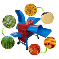 Paille d'alimentation automatique Coupeur d'ensilage Coupeur de paillettes Machine d'alimentation animale Ferme Fourrage Herbe Broyeur Machine