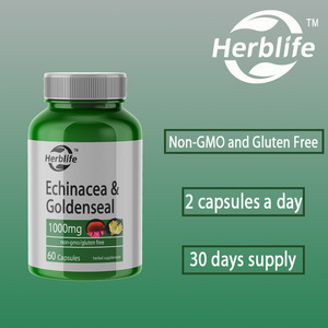 Capsules d'échinacée et de goldenseal biologiques OEM/ODM - Complément alimentaire à base de plantes, soutien immunitaire, végétalien, biologique - Product Image 3