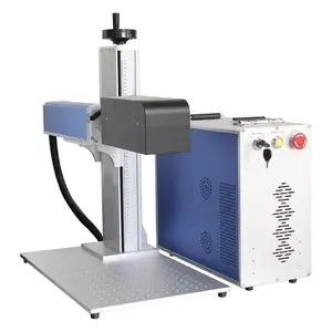 100 watt JPT mopa 3D laser marking machine for brass jewelry metal deep engraving and cutting