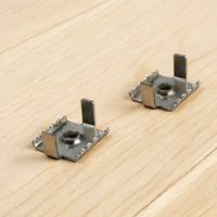 Clips de fixation modernes, écologiques, résistants à l'eau et durables en acier inoxydable pour terrasses en WPC, installation facile, clip de positionnement