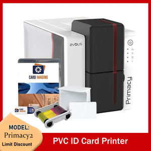 ขายตรงจากโรงงาน เครื่องพิมพ์บัตร Evolis Primacy 2 แบบพิมพ์ด้านเดียวหรือสองด้าน ใช้กับบัตร PVC ความเร็วสูง 1200dpi พิมพ์สีได้ - Product Image 3