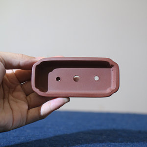 Maceta Rectangular de Zisha para Bonsái, Miniatura Hecha a Mano, Macetas Clásicas de Escritorio - Product Image 3