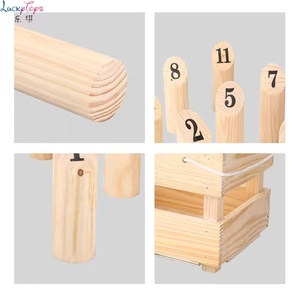 Happy Earth pour le <span class=keywords><strong>jeu</strong></span> de Kubb, ensemble de <span class=keywords><strong>jeu</strong></span> d'extérieur <span class=keywords><strong>en</strong></span> <span class=keywords><strong>bois</strong></span> avec chiffres pour enfants, développement des compétences, <span class=keywords><strong>jeu</strong></span> de cour avec la famille, amusement pour la cour arrière - Product Image 4