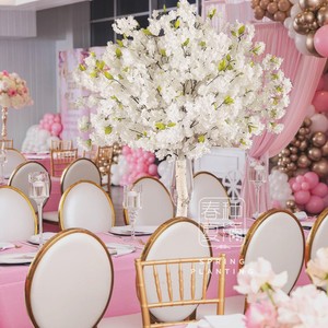 <span class=keywords><strong>Arbre</strong></span> de fleurs de cerisier artificiel décoration de mariage en plein air décoration d'hôtel peut être personnalisé blanc cerisier artificiel - Product Image 5