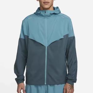 Veste coupe-vent personnalisée à fermeture éclair intégrale pour homme, veste de sport d'extérieur à capuche, toute nouvelle veste coupe-vent imperméable à capuche, vestes pour homme - Product Image 1