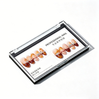 Nouvelle boîte d'emballage pour ongles artificiels de haute qualité, personnalisée, à la mode, boîte de rangement pour ongles artificiels