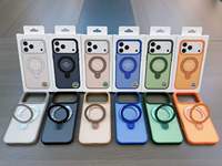 Funda para Teléfono con Soporte Magnético Antichoque y Acabado Mate para iPhone 18, 18 Pro, 18 Pro Max