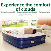 Lit superposé gonflable avec pompe intégrée, très bien noté, matelas pneumatique gonflable pour le camping, en vente