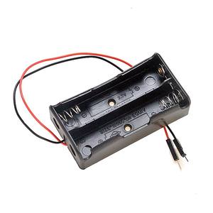 Caja de batería de litio <span class=keywords><strong>18650</strong></span> de dos secciones serie V con cable DuPont tipo Pin macho soporte de batería Diy contenedor de batería - Product Image 5