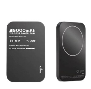 Power Bank Magnetico Personalizzabile Ultra-Sottile ad Alta Capacità 5000mAh/10000mAh in Lega di Alluminio, Caricatore Wireless 15W, Ricarica Rapida PD20W - Product Image 6