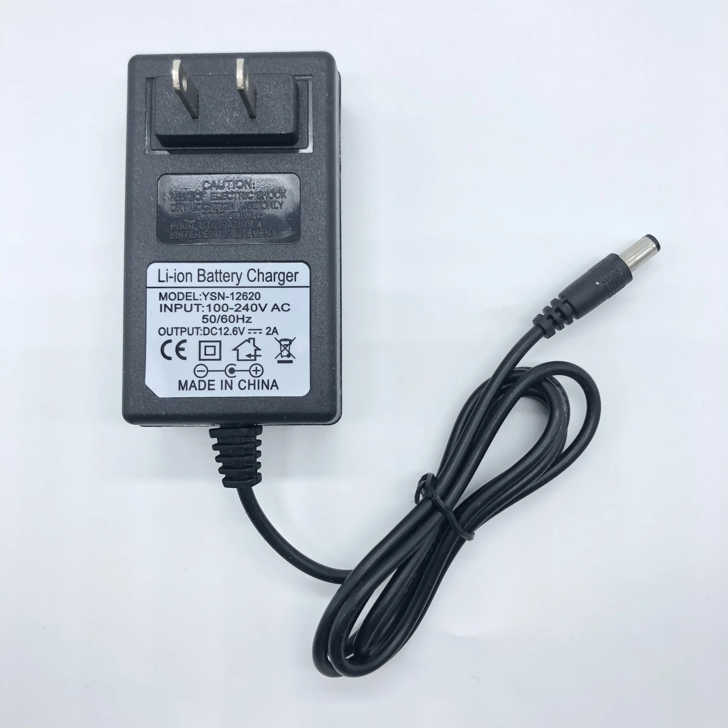 12.6V2A lithium battery intelligent charger electric hand drill 8.4v1a/2a polymer 18650 Power Supply