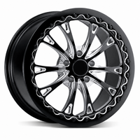 Jantes en alliage forgées LSZD Performance 15 pouces, double perçage 5x114.3 5x120, style Drag pour Muscle Car & JDM, capacité 750 kg