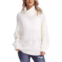 Meistverkaufter Damen-Rollkragenpullover mit Zopfmuster Old Money Klassische Heritage-Strickware