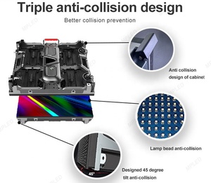 500x500mm Indoor Outdoor Giant Stage <strong>Background</strong> Led Video Wall P2.6 P2.9 P3.91 P4.81 Seamless Splicing Rental Led Display Screen - Product Image 4