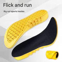 Semelles intérieures sportives en silicone conformes aux normes UE/US, 2 pièces, sensation moelleuse, haute élasticité, absorption des chocs, évacuation de la transpiration, confort anti-odeur