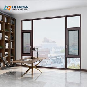 Fenêtres insonorisées personnalisées Fenêtre inclinable et tournante Moustiquaire Fenêtres à battant en verre low-e à double vitrage avec écrans - Product Image 6