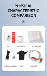 Système de surveillance et d'analyse <span class=keywords><strong>ECG</strong></span> <span class=keywords><strong>24h</strong></span> 12 canaux CONTEC TLC6000 LCD Holter <span class=keywords><strong>ECG</strong></span> - Product Image 4