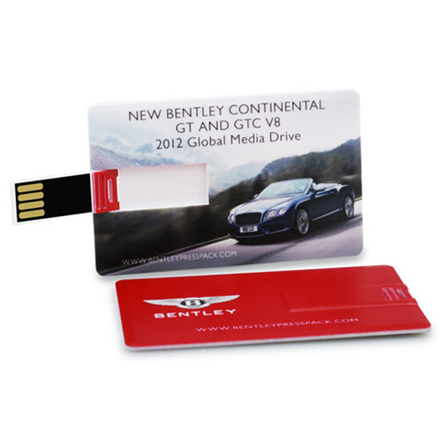 Business Credit Card Shape USB Flash Drive Credit Card 8GB 16GB 32GB 64GB Blank USB Card