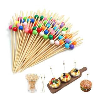 Brochetas <span class=keywords><strong>de</strong></span> Bambú Ecológicas con Logotipo Personalizado OEM, Mango Largo, con Cuentas <span class=keywords><strong>de</strong></span> Bambú, Distribuidor con Soporte para Suministro <span class=keywords><strong>de</strong></span> Marca Propia - Product Image 6