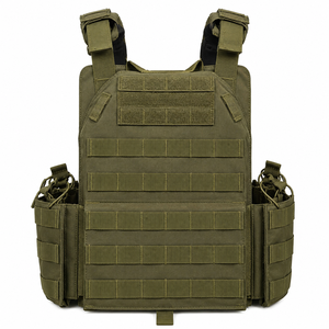 Chaleco Táctico Portaplacas, Bolsa de Pecho Ajustable, Multibolsillos, Equipo de Entrenamiento para Exteriores - Product Image 6