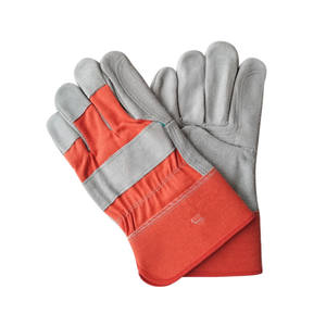 Heavy Duty Cow Split Leather Rigger Trabajo DE SEGURIDAD Construcción Jardinería Constructor Guantes Cuero Soldadura Mano Trabajo Guantes para hombres - Product Image 5