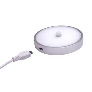 mini flat rechargeable under cabinet LED battery 12V light weight packs powered led downlight