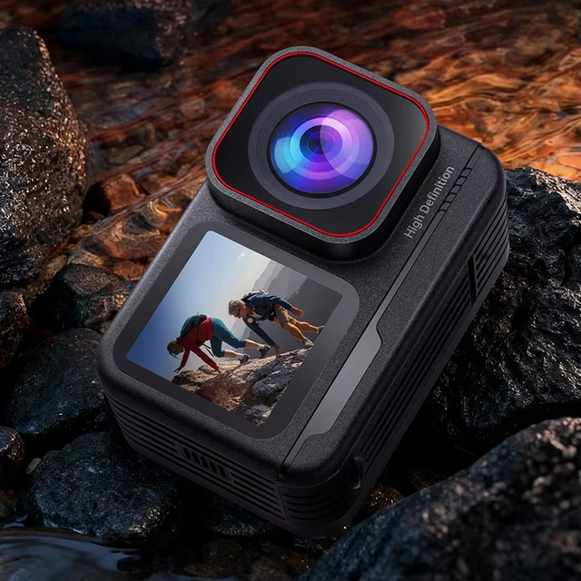 Trending 4K Waterproof Sports Camera 130° Viewing Range 4800W Pixel Picture Quality Multiple Shooting Modes Action Camera