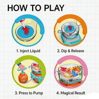 Kit de jeu d'elfes aquatiques 3D EPT DIY Water Magic Hot Pot - Effet de bulles d'eau réalistes pour enfants