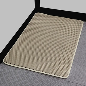 Grande filtration double couche anti-éclaboussures Produits de nettoyage pour animaux de compagnie Tapis de litière pour chat - Product Image 3
