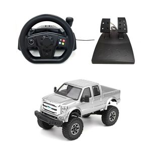 Xe điều khiển từ xa mô hình xe tải địa hình mini điện 1/24, 4x4, kim loại, có điều khiển từ xa, sạc USB, đồ chơi leo núi, cáp USB - Product Image 2