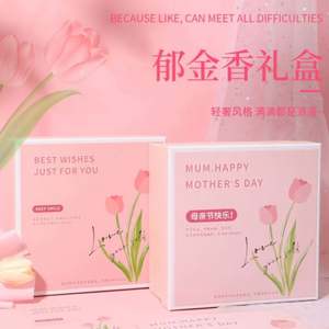 Caja de Regalo con Sombrilla y Abanico de Mano con Diseño de Tulipán para Profesores, Regalo para Actividades Empresariales, Empaque Elegante para Regalos del Día del Maestro - Product Image 4