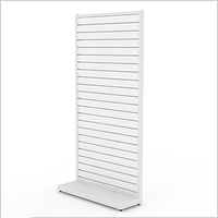 Rak Display Aksesoris Ponsel Mobile Slatwall Kustom, Stand Display Logam untuk Menggantung Aksesoris Ponsel
