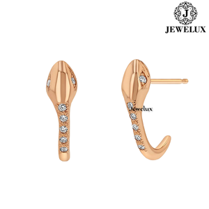 Best Quality VVS Diamond <b>Stud</b> Earrings 925 Sterling <b>Silver</b> Rhodium Plated IGI Certified for Women's Parties Gifts India Jewelux - Product Image 3