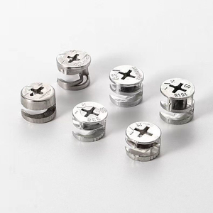 Eccentric Wheel <b>Cabinet</b> Furniture <b>Lock</b> Stainless Steel Keyless for Easy Installation and Furniture Assembly/Disassembly - Product Image 1