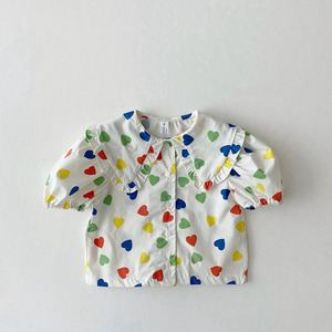 <span class=keywords><strong>Blusa</strong></span> de manga corta para niñas, camisa <span class=keywords><strong>blanca</strong></span> informal, para primavera y verano - Product Image 4
