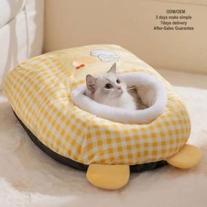 Pet Warming Sleeping Bag Bed with Arctic Fleece Fashion Design Eco-Friendly Winter Warm Bed for Indoor Use for <b>Cats</b> and Dogs - Product Image 1