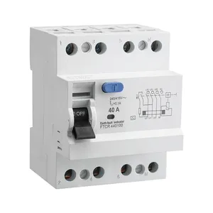 Moreday-dispositivo de protección contra sobrecorriente, mejor calidad, Rcbo Rccb Elcb Rcd 6a a 100a Rcbo 30ma 100ma 300MA