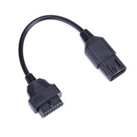 Lector de Códigos OBD, Adaptador de Diagnóstico, Cable de 8 Pines a OBD2 Hembra de 16 Pines