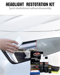 Kit d'entretien des phares: <span class=keywords><strong>Nettoyant</strong></span> et polissage des lampes-Kit complet de restauration des phares pour l'entretien de la voiture - Product Image 4