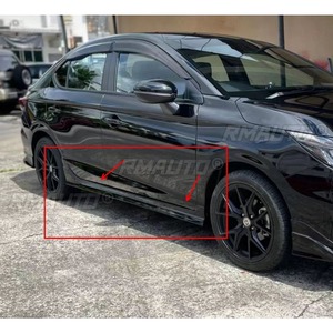 Extension de jupes latérales de voiture, diffuseur et protection pour Honda City Modula 2020-2022, séparateur de jupes latérales, accessoires automobiles - Product Image 4