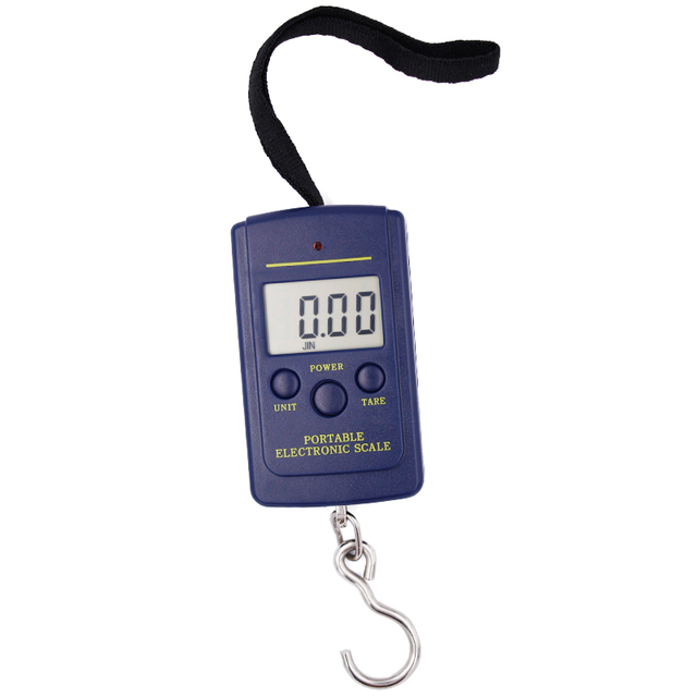 Digital 40 kg 10 g LCD Display Portable Smart Household Hook Luggage Hanging Balance Electronic Kitchen Weighing Scales