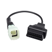 Câble adaptateur pour Diagnostic de moto, 6 à 16 broches, câble obd2, détecteur de défauts de moteur, accessoire
