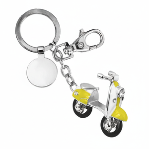 Portachiavi Giallo per Vespa, Accessori per Scooter Senza Confezione - Product Image 2