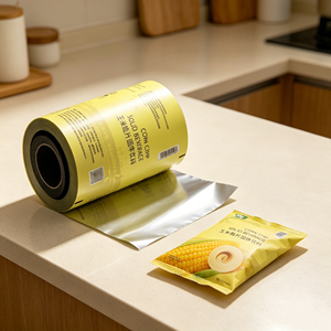 Rouleaux de <span class=keywords><strong>film</strong></span> en aluminium de qualité alimentaire YSH à prix d'usine pour l'emballage des céréales soufflées, films laminés pour couvercles de machines d'emballage - Product Image 4