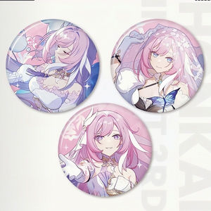 Kunden spezifische Honkai Impact 3 Holy Scar Serie Alicia Legierung Peripherie Weißblech Anime Animation Bar Abzeichen Brosche Souvenir - Product Image 4