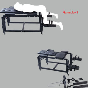 BDSM meubles jambe ouverte écarteur menottes de retenue grands meubles sexuels amour canapé érotique Bondage canapé <span class=keywords><strong>chaise</strong></span> avec Machine sexuelle - Product Image 6