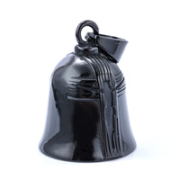 Pendentif cloche Aquila Guardian en acier inoxydable 316L, thème religieux chrétien, pour motards, cadeaux unisexes pour fêtes